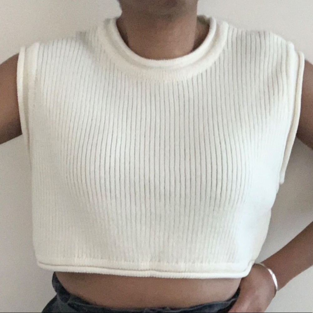 Zara Knitted Crop Top